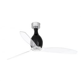 FARO MINI ETERFAN 32026 50,4“ černá lesk/transparentní Reverzní stropní ventilátor