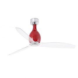 FARO MINI ETERFAN 32029 50,4“ červená /transparentní Reverzní stropní ventilátor