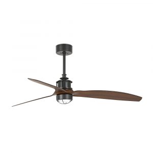 FARO JUST FAN 33395 50,4“ černá/tmavé dřevo Reverzní stropní ventilátor