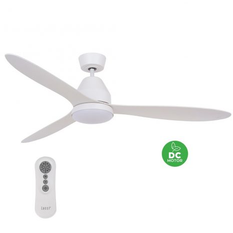 BEACON LUCCI AIR WHITEHAVEN 213043 56“ bílá/bílá Reverzní stropní ventilátor