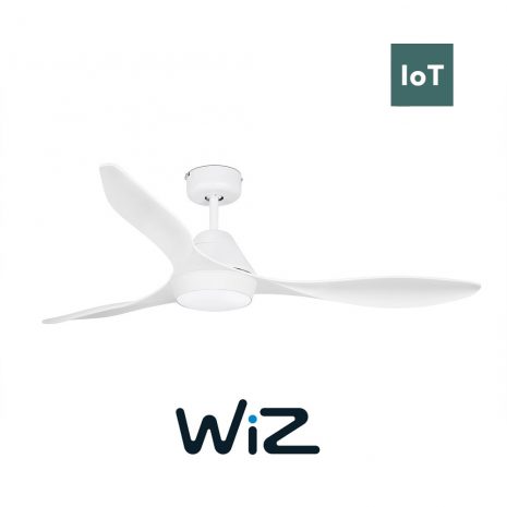 FARO POLARIS LED 33346W 52“ bílá/bílá Reverzní stropní ventilátor WiZ