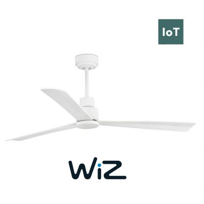 FARO NASSAU 33487W 50,4“ bílá/bílá Reverzní stropní ventilátor WiZ