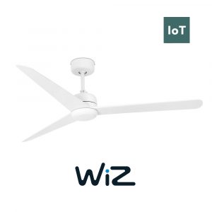 FARO NU 33721W 52“ matná bílá/matná bílá Reverzní stropní ventilátor WiZ