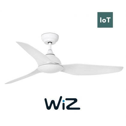 FARO SIOUX 33770 52“ bílá/bílá Reverzní stropní ventilátor WiZ